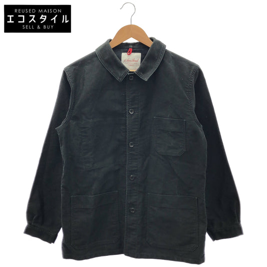 Le Sans Pareil ル サン パレイユ LSP-25U-203001 Black Cotton Twill Traditional Coverall Top
