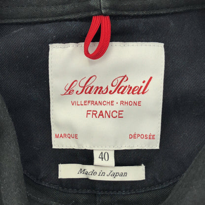 Le Sans Pareil ル サン パレイユ LSP-25U-203001 ブラック Cotton Twill Traditional Coverall コットンツイル トラディショナル カバーオール トップス