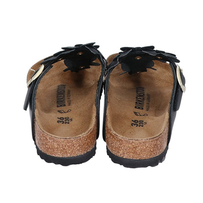 BIRKEN STOCK ビルケンシュトック ブラック Gizeh Flower Embellishment / ギゼ フラワー エンベリッシュメント トングサンダル シューズ