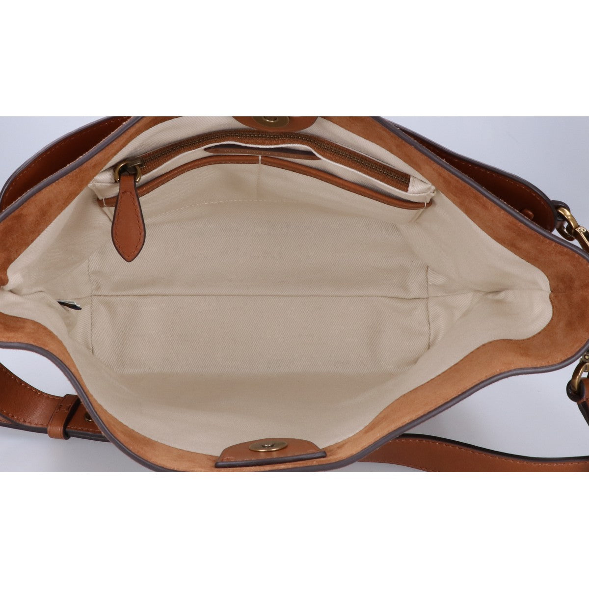 POLObyRalphLauren ポロラルフローレン スエード/レザー 2WAY ホーボーバッグ ショルダーバッグ