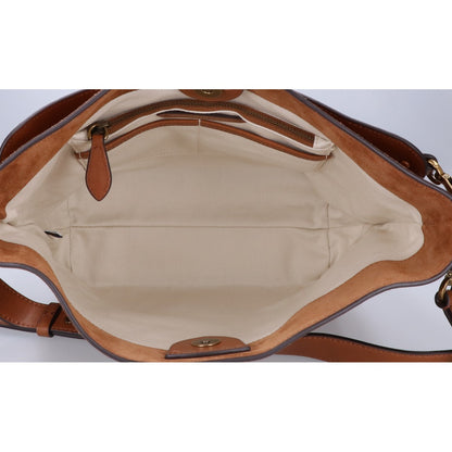 POLObyRalphLauren ポロラルフローレン スエード/レザー 2WAY ホーボーバッグ ショルダーバッグ