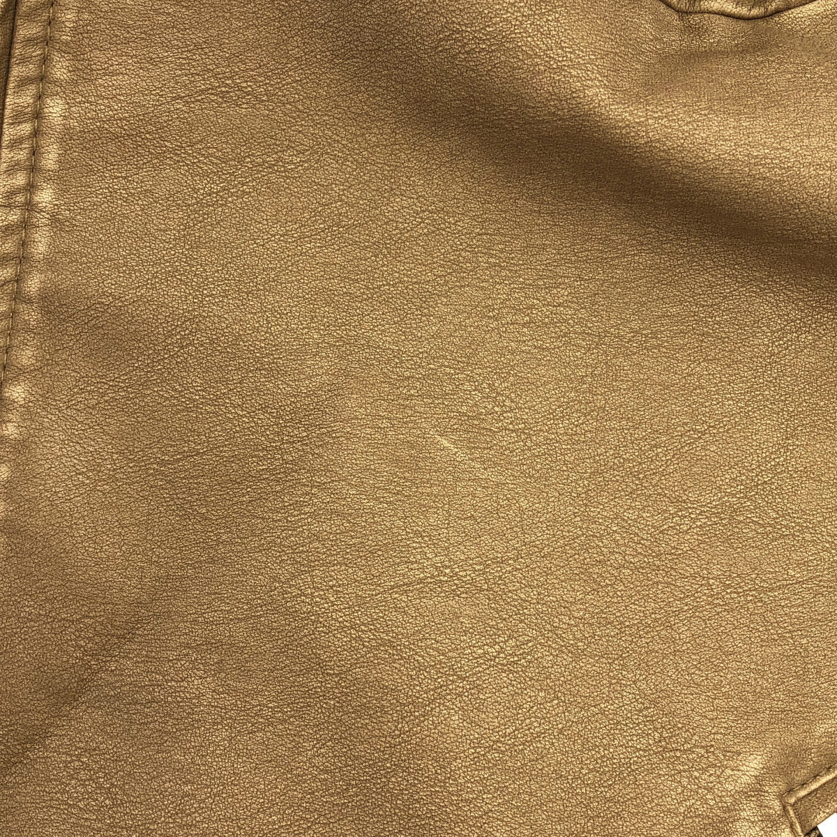 SEA ROOM LYNN シールームリン ベージュ Vintage wash ECOレザーライダース トップス