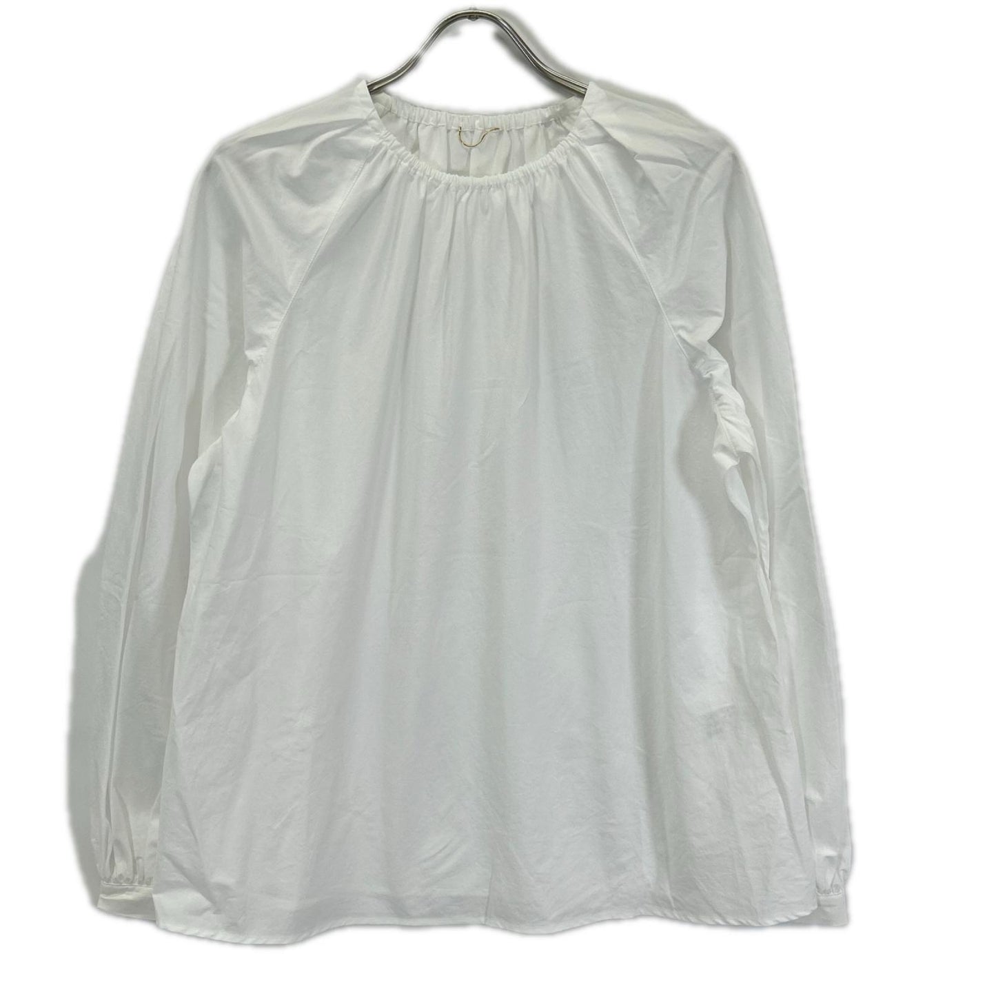 Deuxieme Classe ドゥーズィエムクラス 25年製 ホワイト Inspiring Blouse ギャザーブラウスシャツ トップス