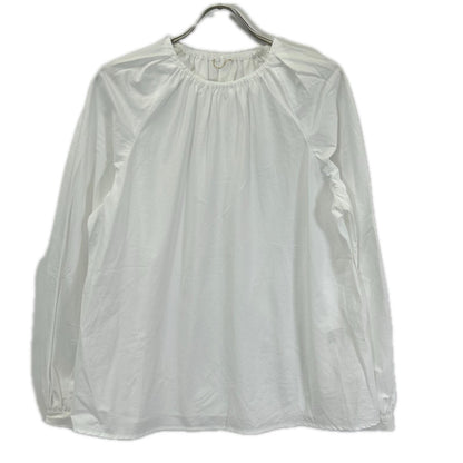 Deuxieme Classe ドゥーズィエムクラス 25年製 ホワイト Inspiring Blouse ギャザーブラウスシャツ トップス
