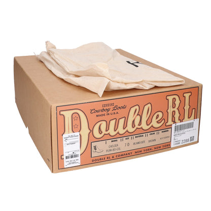 RRL ダブルアールエル MARRFTW0D720006 Plainview/プレインビュー ブラウン ラフアウトスエード プレーントゥ チェルシーブーツ シューズ