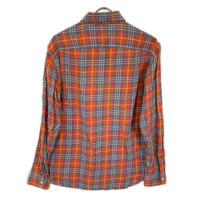 RRL ダブルアールエル 782889985001 オレンジ×ブルー コットン ヴィンテージチェック Farrell West Sport Shirt トップス