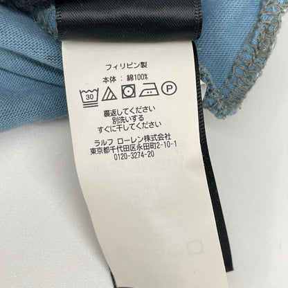 RRL ダブルアールエル 782826944001 ブルー×グレー コットン バッファローチェック ジャージーワークシャツ トップス