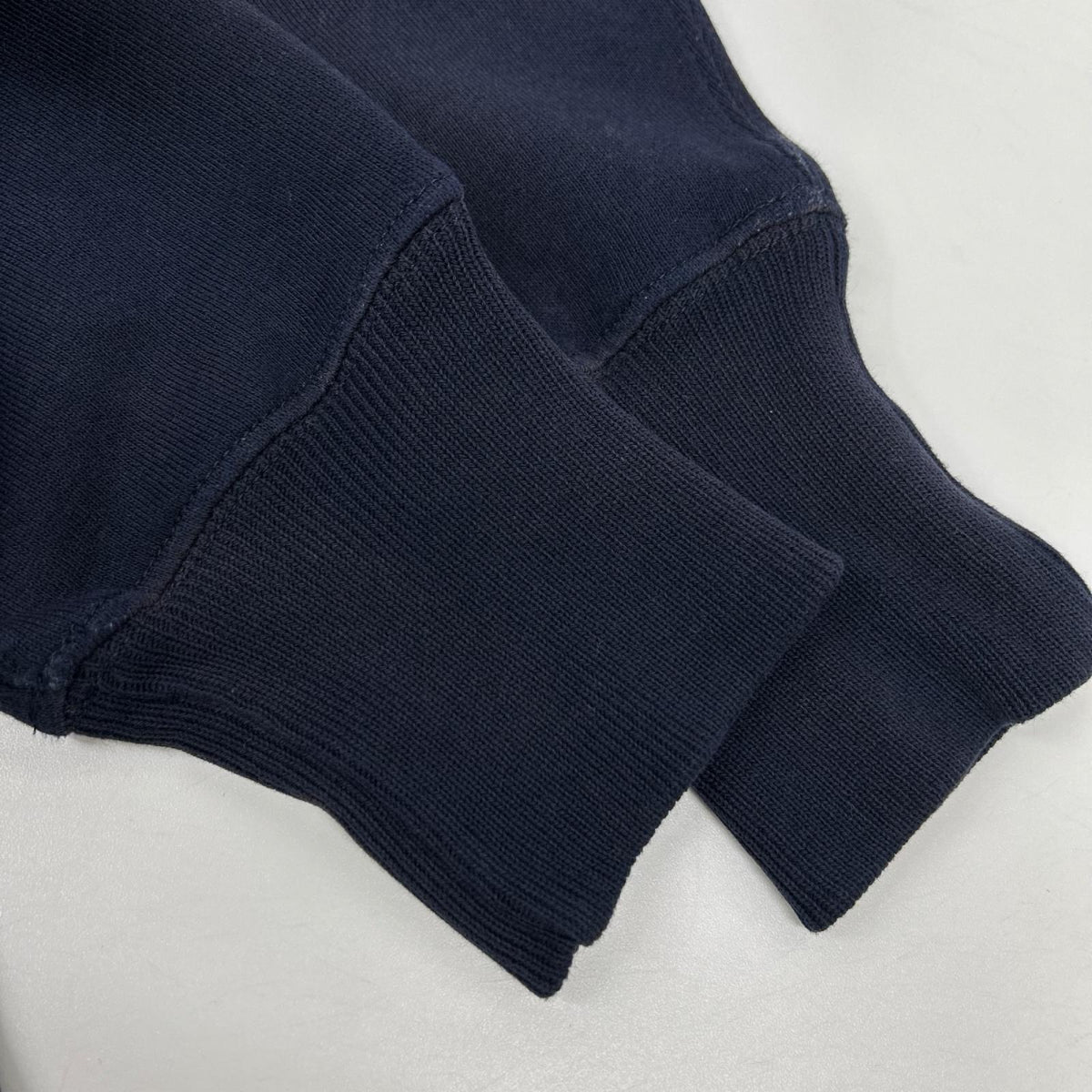 RRL ダブルアールエル 782857099001 ネイビー コットン ユーズド加工 両Vガゼット イーグルクレスト グラフィックフーディ トップス