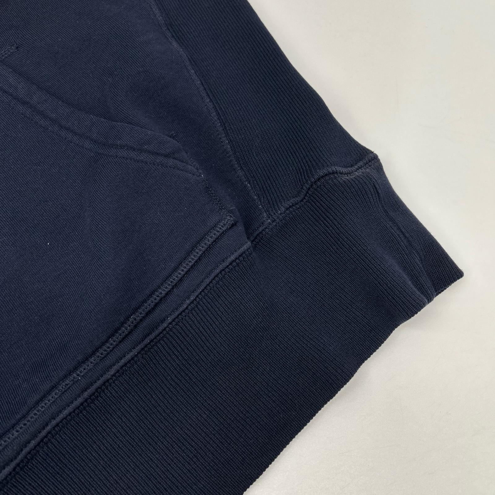 RRL ダブルアールエル 782857099001 ネイビー コットン ユーズド加工 両Vガゼット イーグルクレスト グラフィックフーディ トップス