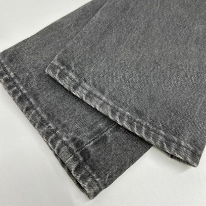 RRL ダブルアールエル 782538549002 グレー コットン ロゴ刺繍 ジップフライ スリムナロー5ポケットデニムパンツ ボトムス