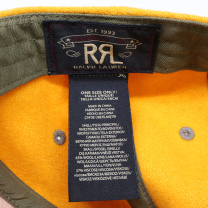 RRL ダブルアールエル 【美品】782891682001 イーグルパッチ ウールブレンド フェルトボールキャップ 帽子