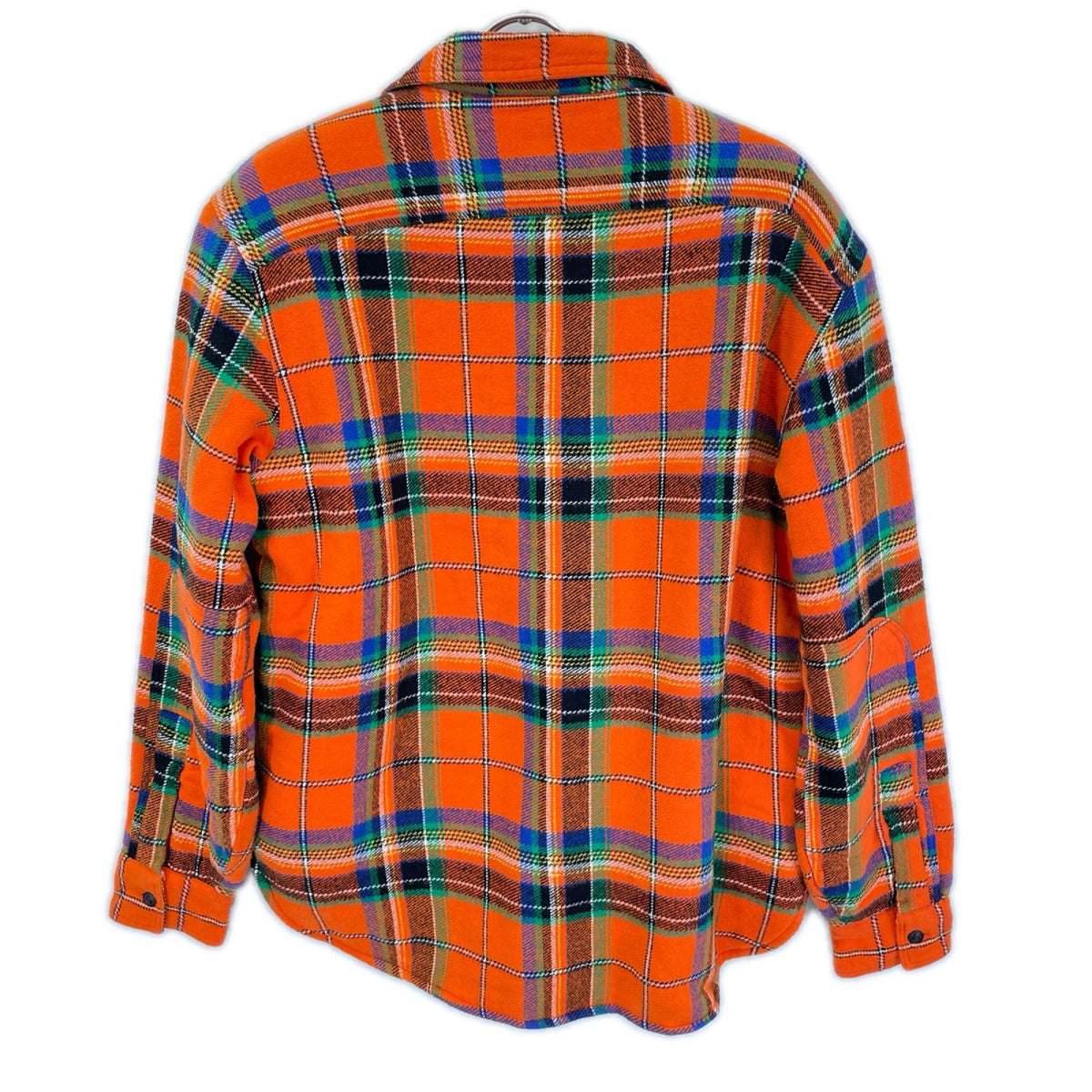 POLObyRalphLauren ポロラルフローレン オレンジ コットン クラシックフィット ボアライニング フリースラインド プラッド フランネルオーバーシャツジャケット ジャケット