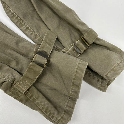 POLObyRalphLauren ポロラルフローレン 90's カーキ コットン TALONジップ チンストラップ ジップアップ サファリジャケット ジャケット