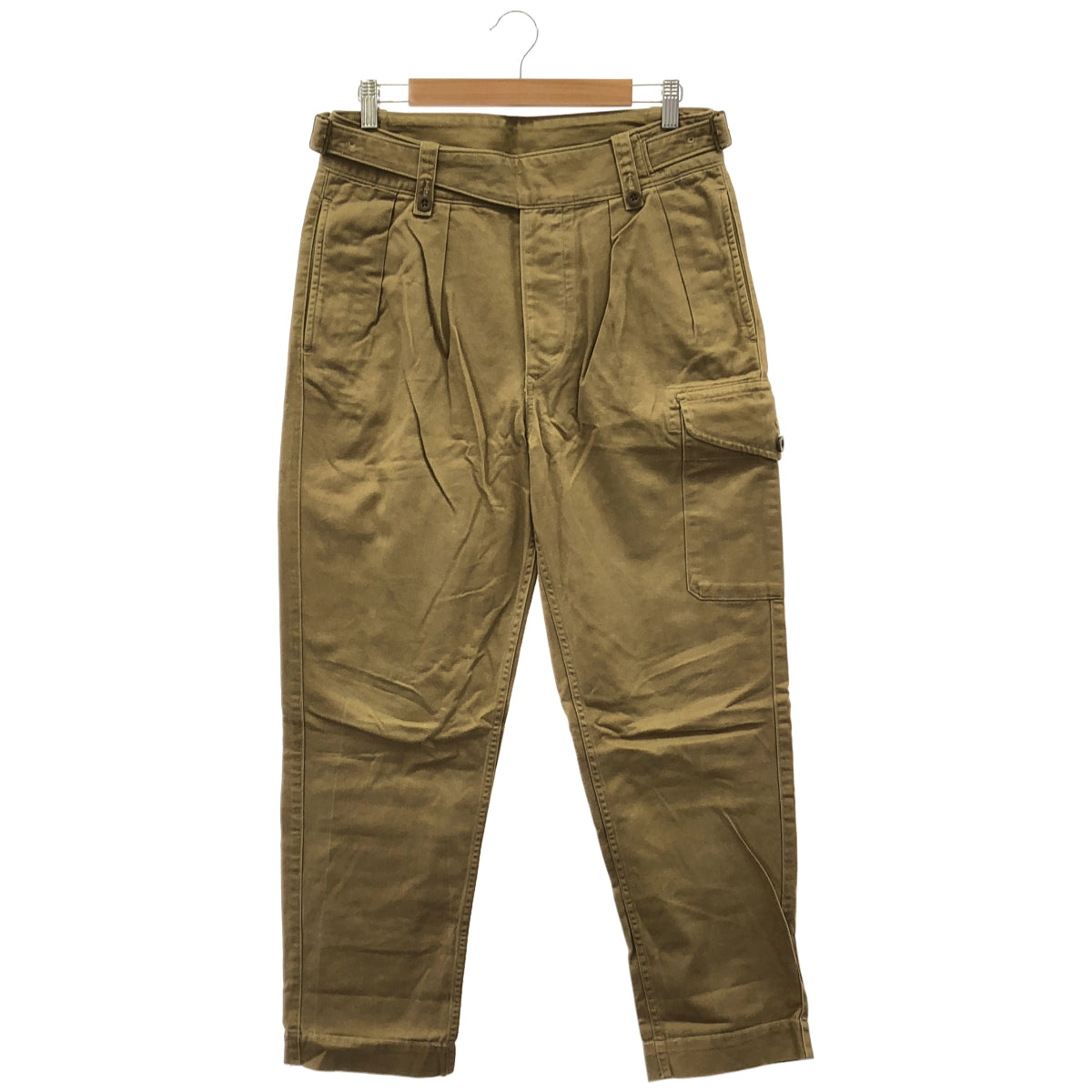 POLObyRalphLauren ポロラルフローレン 710879956001 ベージュ コットン リラックスフィット プリーツ バギーチノカーゴパンツ ボトムス