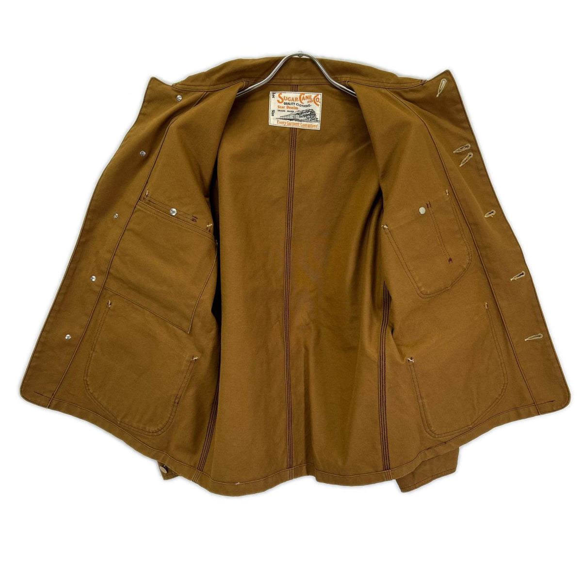SUGAR CANE シュガーケーン SC14374 13oz BROWN DUCK WORK COAT/ブラウンダックワークコート ジャケット