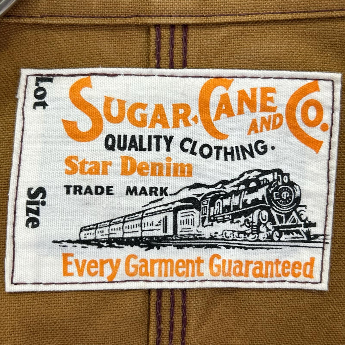 SUGAR CANE シュガーケーン SC14374 13oz BROWN DUCK WORK COAT/ブラウンダックワークコート ジャケット