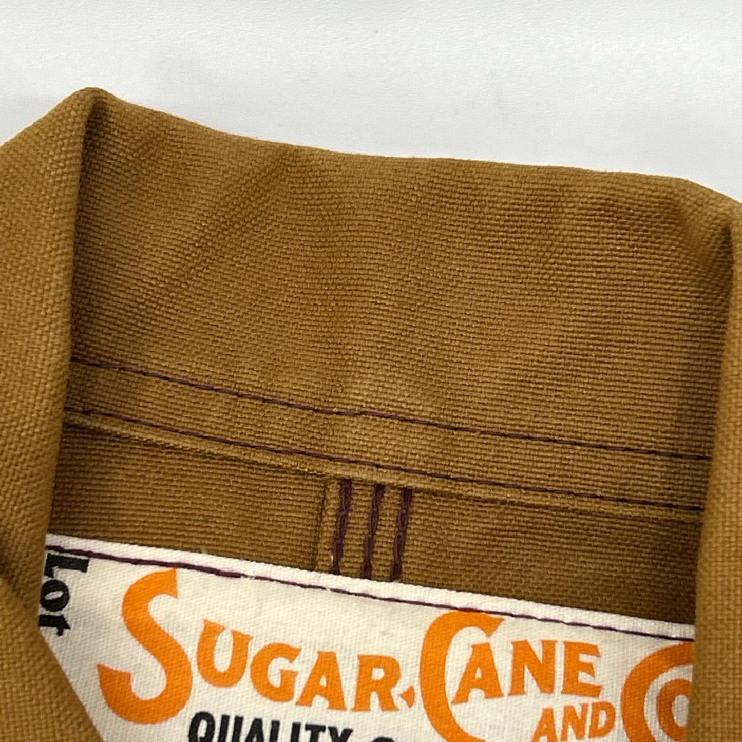 SUGAR CANE シュガーケーン SC14374 13oz BROWN DUCK WORK COAT/ブラウンダックワークコート ジャケット