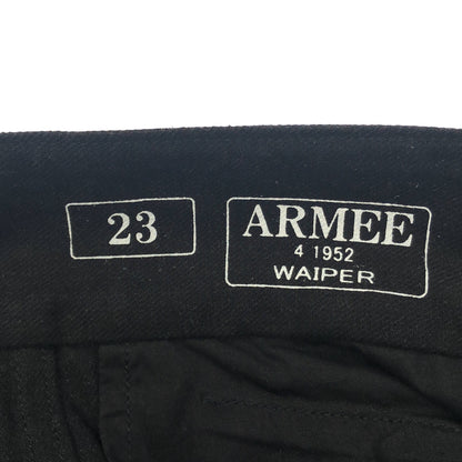 WAIPER ワイパー 21WP93 ARMEE M-47 フランス軍 前期復刻 ブラック コットン カーゴパンツ ボトムス