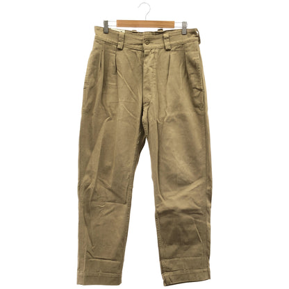 WAIPER ワイパー 23WP69 M-52 フランス軍 1950-60年代 ベージュ ヴィンテージ ツータック チノトラウザー ボトムス