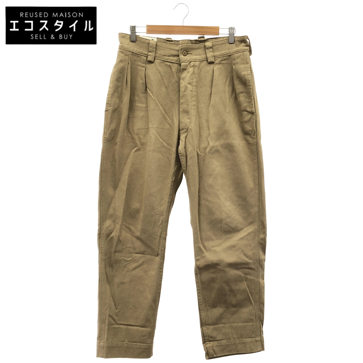 WAIPER ワイパー 23WP69 M-52 フランス軍 1950-60年代 ベージュ ヴィンテージ ツータック チノトラウザー ボトムス