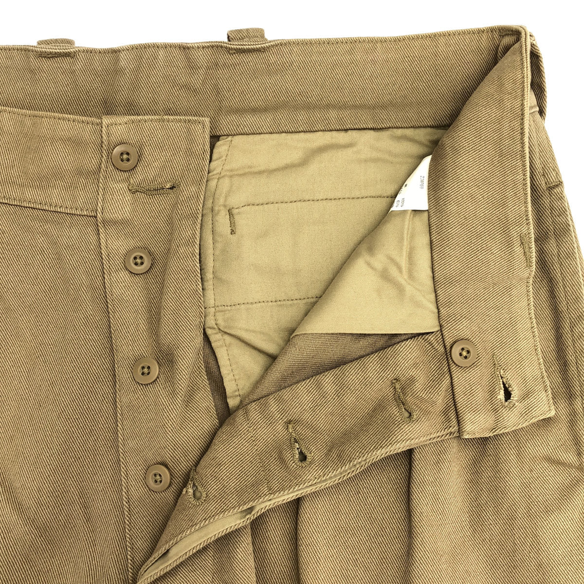 WAIPER ワイパー 23WP69 M-52 フランス軍 1950-60年代 ベージュ ヴィンテージ ツータック チノトラウザー ボトムス