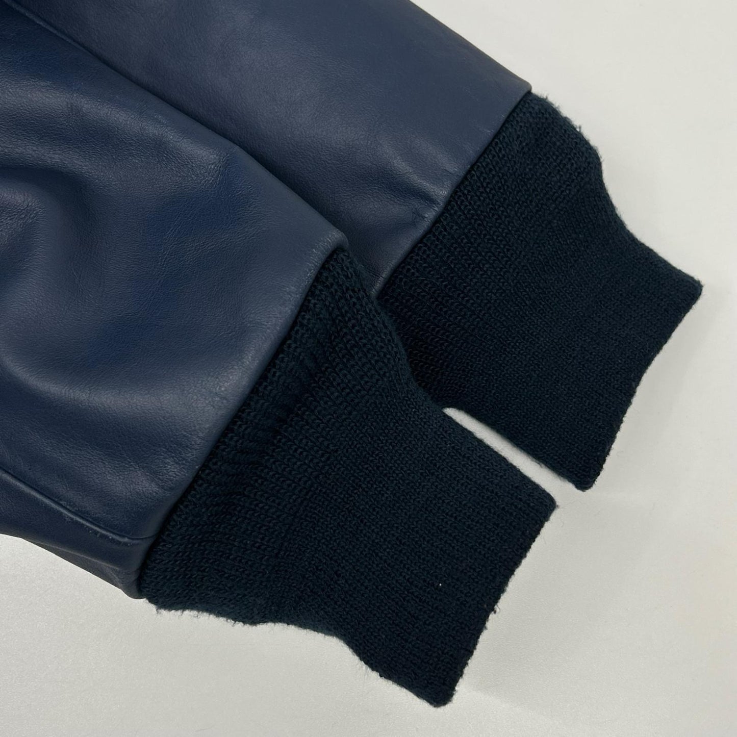 schott ショット ×NISUS HOTEL 7010 174US ネイビー×ダークブラウン オイルドカウハイド ボアカラー G-1 ボンバージャケット ジャケット