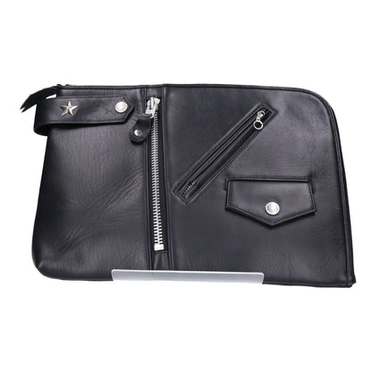 schott ショット 3179006 RIDERS CLUTCH BAG BLACK カウハイド ワンスター キルティング ライダース クラッチバッグ セカンドバッグ クラッチバッグ