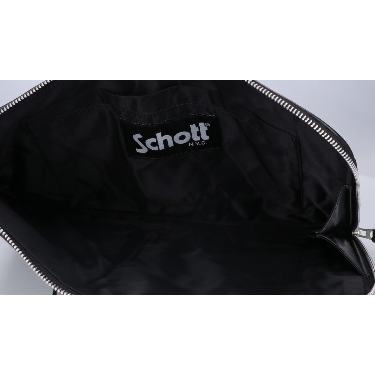 schott ショット 3179006 RIDERS CLUTCH BAG BLACK カウハイド ワンスター キルティング ライダース クラッチバッグ セカンドバッグ クラッチバッグ