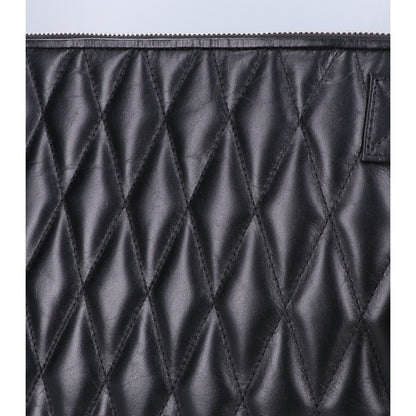 schott ショット 3179006 RIDERS CLUTCH BAG BLACK カウハイド ワンスター キルティング ライダース クラッチバッグ セカンドバッグ クラッチバッグ