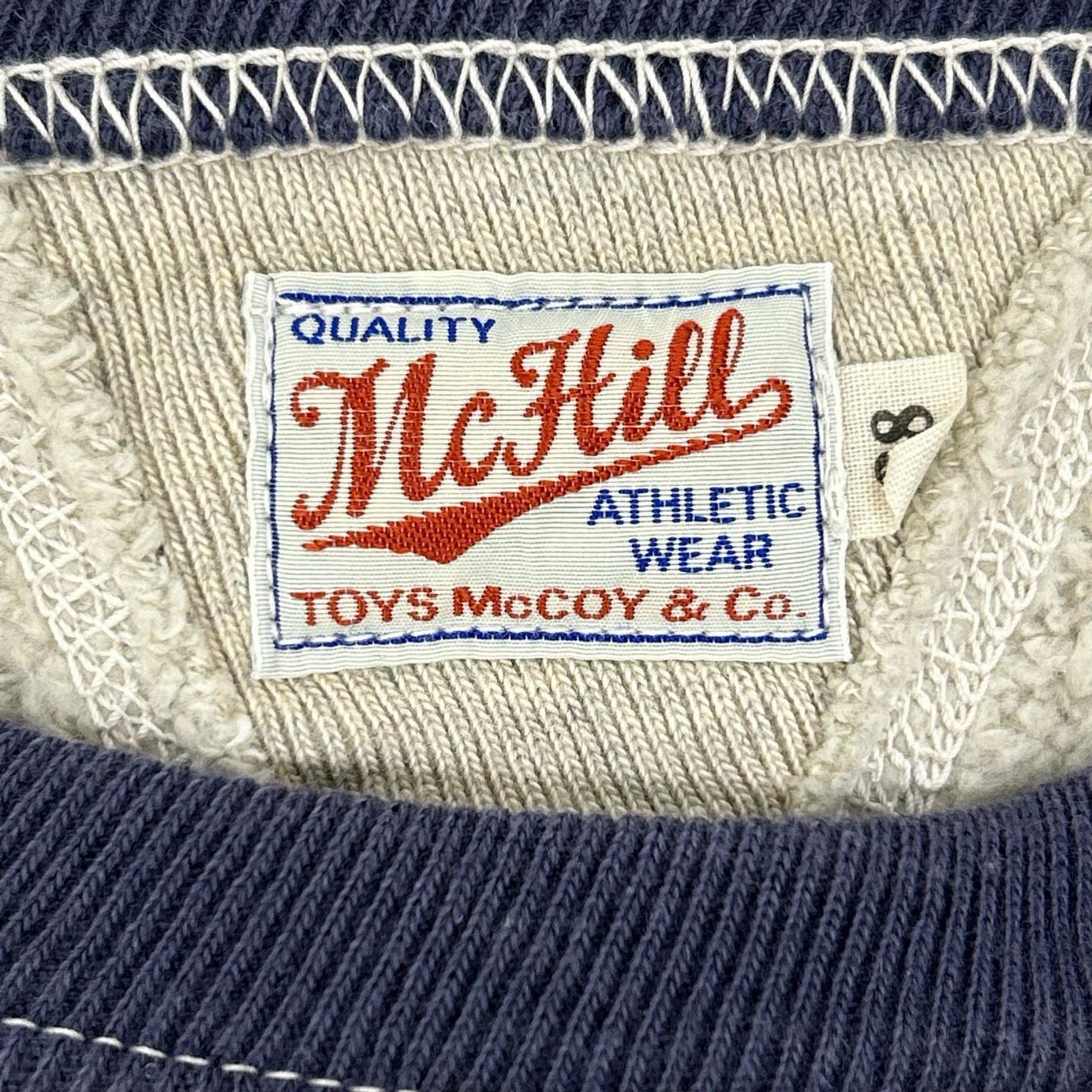 TOYS McCOY PRODUCT トイズマッコイプロダクト TMC2360 サンド×ネイビー MILITARY SWEAT SHIRT FELIX THE CAT 8 BALL トップス