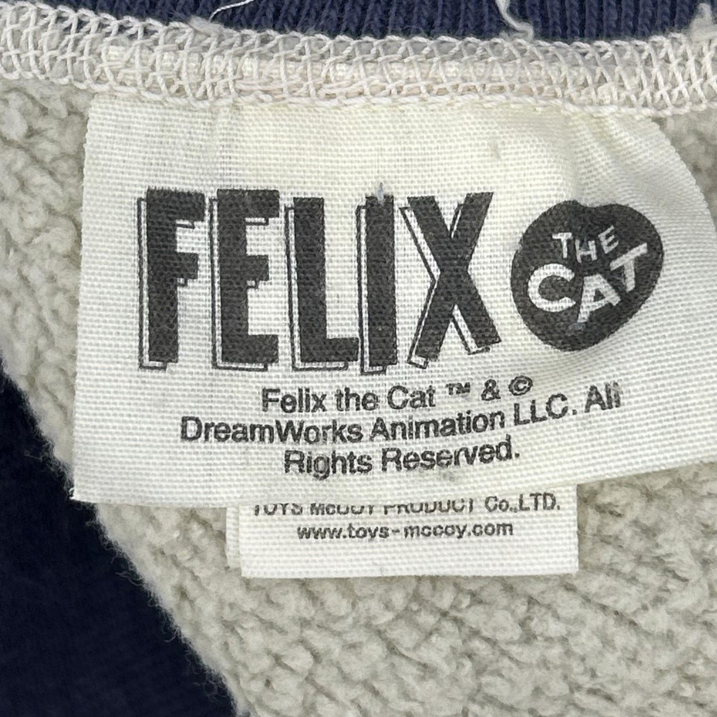 TOYS McCOY PRODUCT トイズマッコイプロダクト TMC2360 サンド×ネイビー MILITARY SWEAT SHIRT FELIX THE CAT 8 BALL トップス