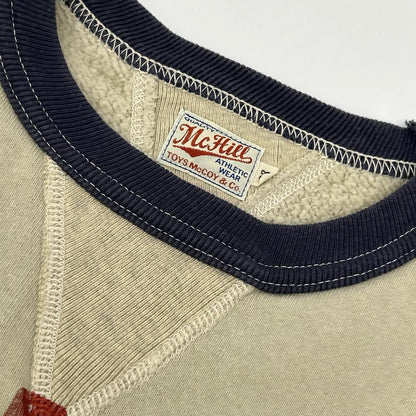 TOYS McCOY PRODUCT トイズマッコイプロダクト TMC2360 サンド×ネイビー MILITARY SWEAT SHIRT FELIX THE CAT 8 BALL トップス