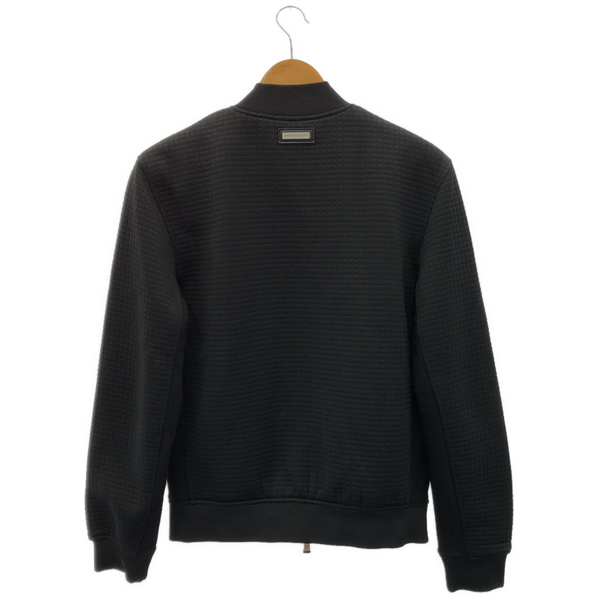 ARMANI EXCHANGE アルマーニエクスチェンジ 3HZB80 ZJT4Z ブラック ポリエステル ジップアップ ワッフルキルティングジャケット トップス