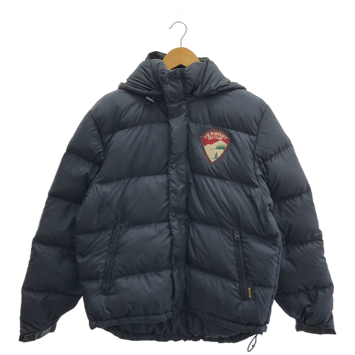 Ralph Lauren Rugby ラルフローレンラグビー ネイビー ポリエステル ワッペンデザイン フーデッドダウンジャケット トップス