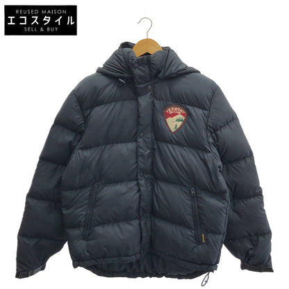 Ralph Lauren Rugby ラルフローレンラグビー ネイビー ポリエステル ワッペンデザイン フーデッドダウンジャケット トップス