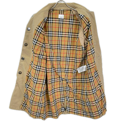 BURBERRY バーバリー 8016222 ベージュ コットンギャバジン ノヴァチェックライニング ホースフェリープリントステンカラーコート コート