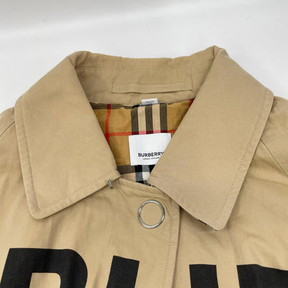 BURBERRY バーバリー 8016222 ベージュ コットンギャバジン ノヴァチェックライニング ホースフェリープリントステンカラーコート コート