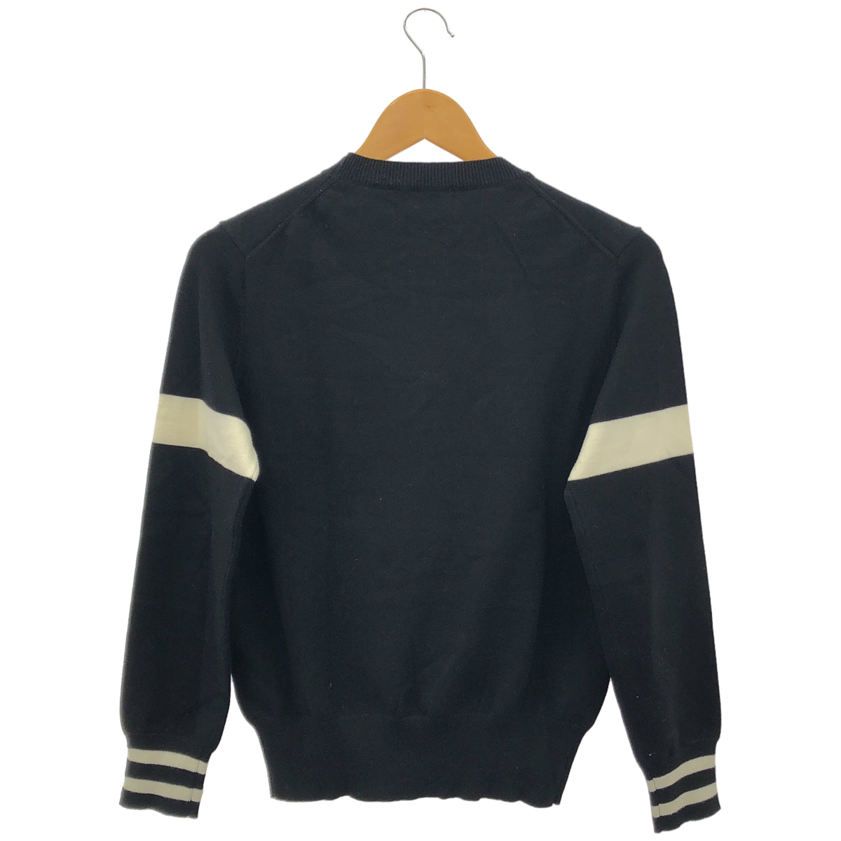 DOUBLE STANDARD CLOTHING ダブルスタンダードクロージング 0209-070-251 25年製 ブラック SNOWY ロゴ入りセーター トップス