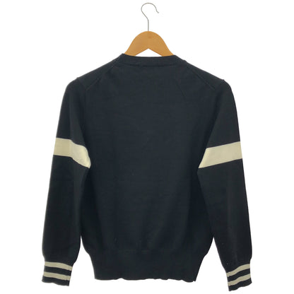 DOUBLE STANDARD CLOTHING ダブルスタンダードクロージング 0209-070-251 25年製 ブラック SNOWY ロゴ入りセーター トップス