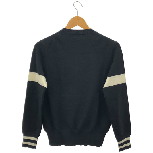 DOUBLE STANDARD CLOTHING 0209-070-251 Made in 2025 Black SNOWY logo sweater Tops