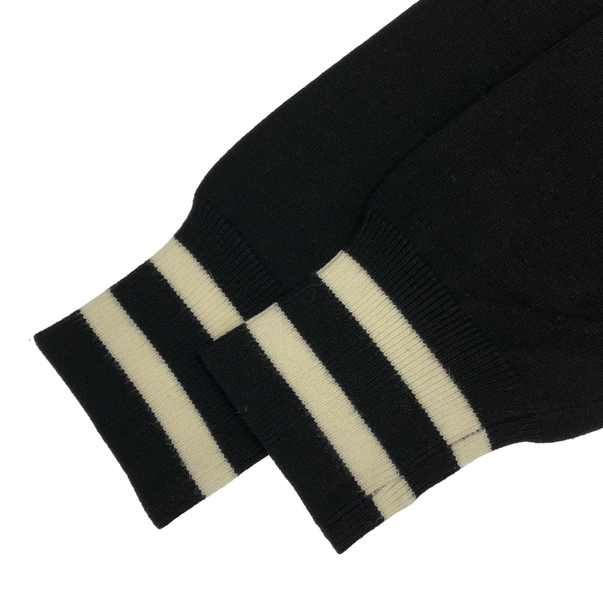 DOUBLE STANDARD CLOTHING ダブルスタンダードクロージング 0209-070-251 25年製 ブラック SNOWY ロゴ入りセーター トップス