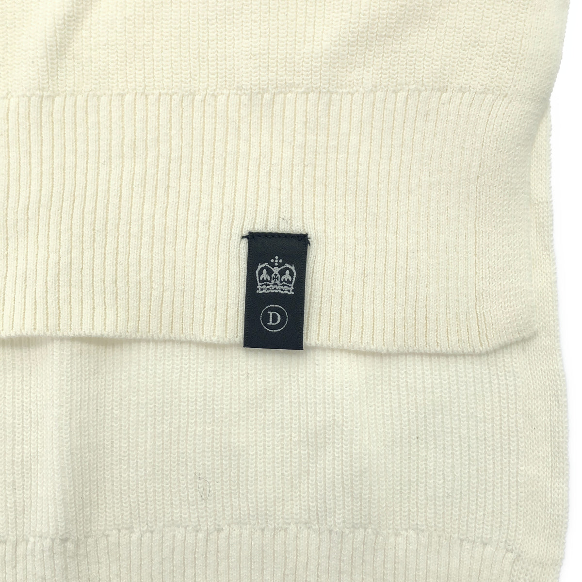 DOUBLE STANDARD CLOTHING ダブルスタンダードクロージング 0509-060-231 ホワイト コットン Vネックニットベスト トップス