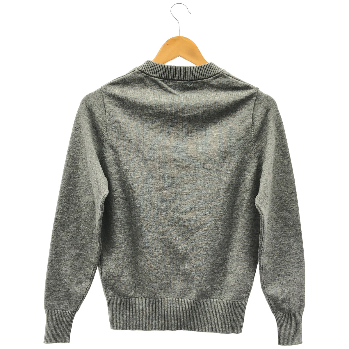 DOUBLE STANDARD CLOTHING ダブルスタンダードクロージング 0209-440-233 グレー インターシャ ラジカセ柄ニット トップス
