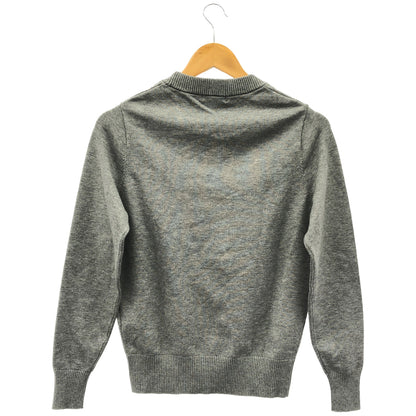 DOUBLE STANDARD CLOTHING ダブルスタンダードクロージング 0209-440-233 グレー インターシャ ラジカセ柄ニット トップス