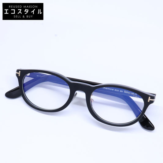 TOM FORD トムフォード TF6075-D-B ECO 001 ブルーライトカットレンズ オーバルシェイプ アイウェア 眼鏡