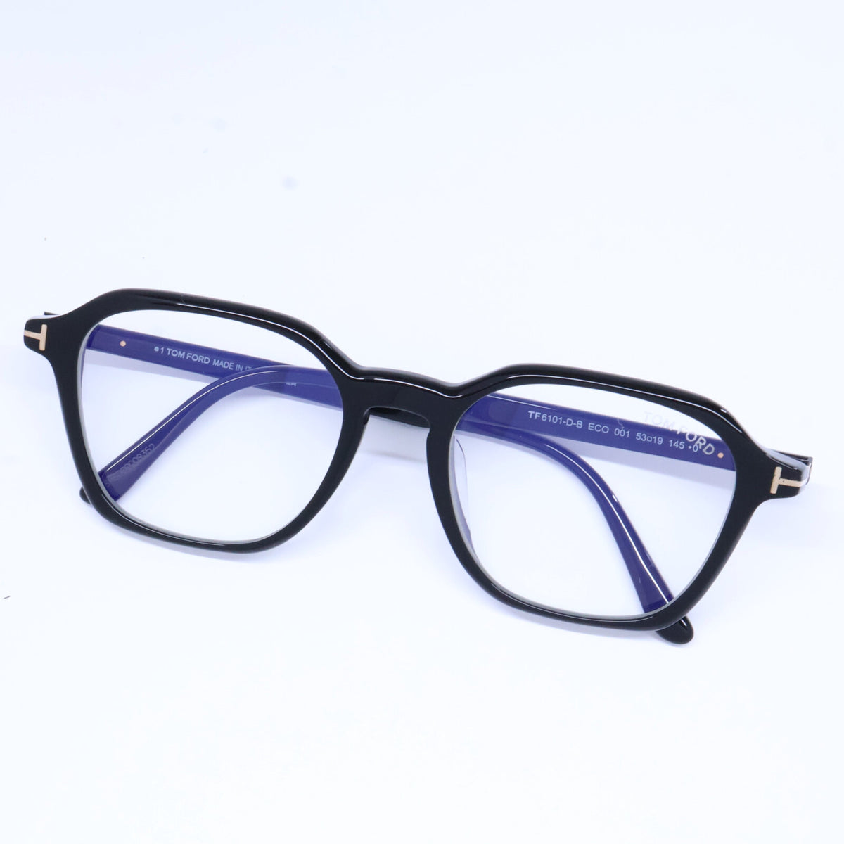 TOM FORD トムフォード TF6101-D-B ECO 001 ブルーライトカットレンズ ウェリントンシェイプ アイウェア 眼鏡