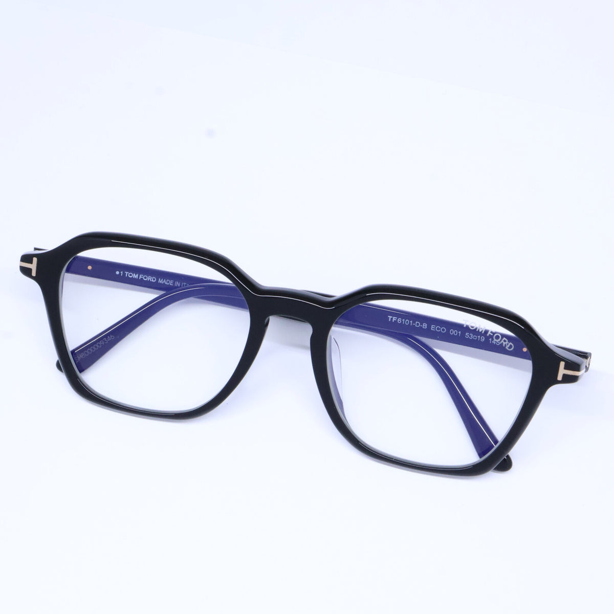 TOM FORD トムフォード TF6101-D-B ECO 001 ブルーライトカットレンズ ウェリントンシェイプ アイウェア 眼鏡
