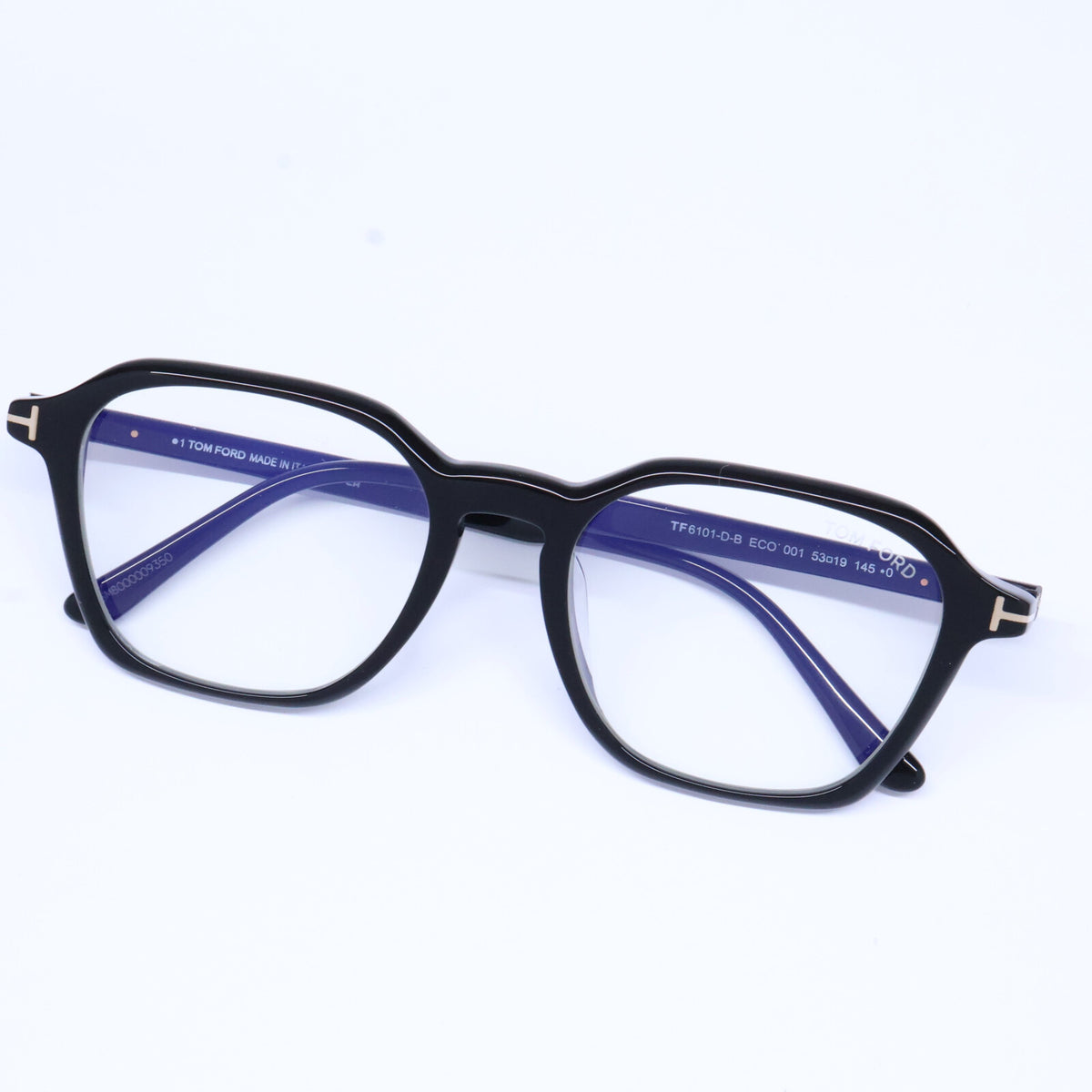 TOM FORD トムフォード TF6101-D-B ECO 001 ブルーライトカットレンズ ウェリントンシェイプ アイウェア 眼鏡