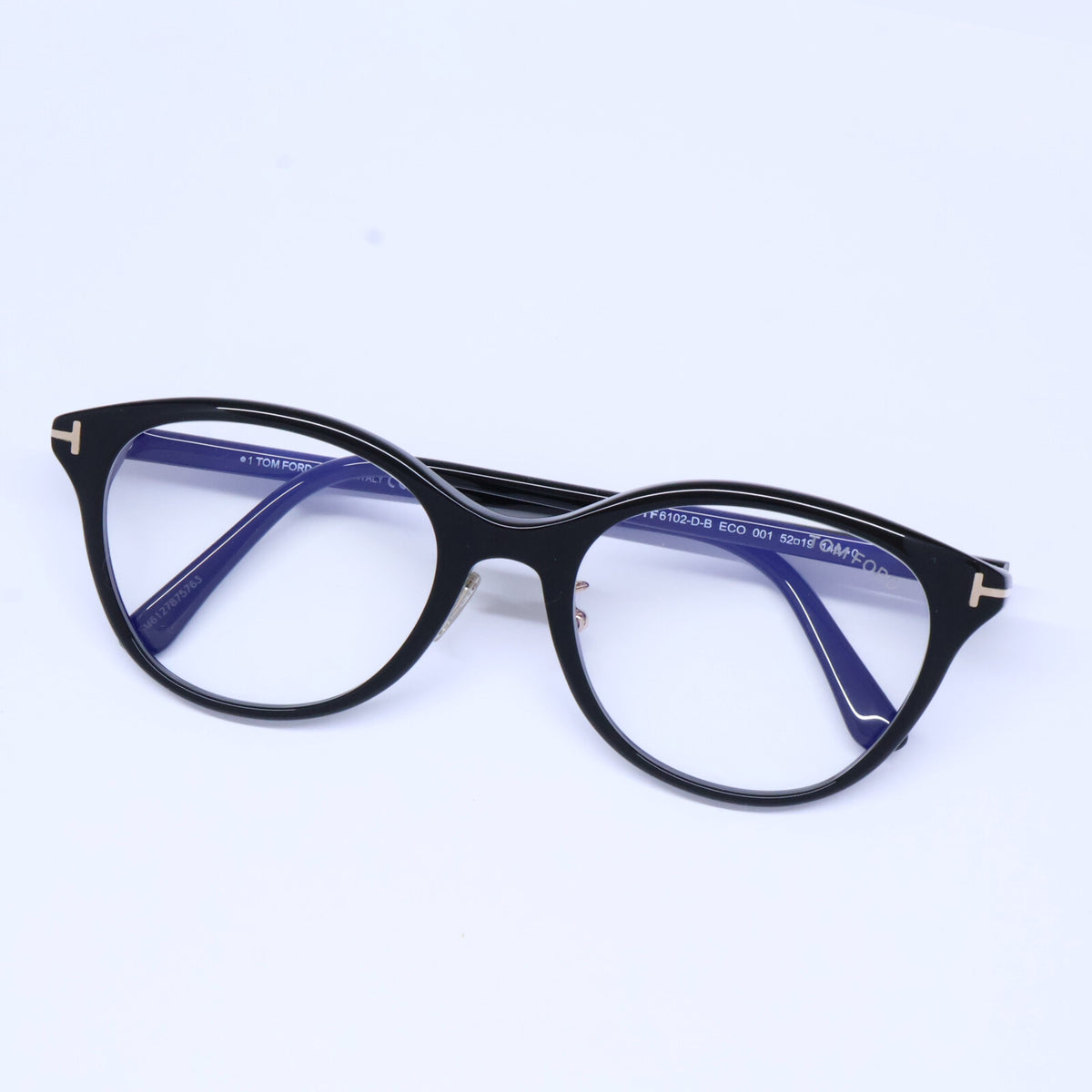 TOM FORD トムフォード TF6102-D-B ECO 001 ブルーライトカットレンズ ウェリントンシェイプ アイウェア 眼鏡
