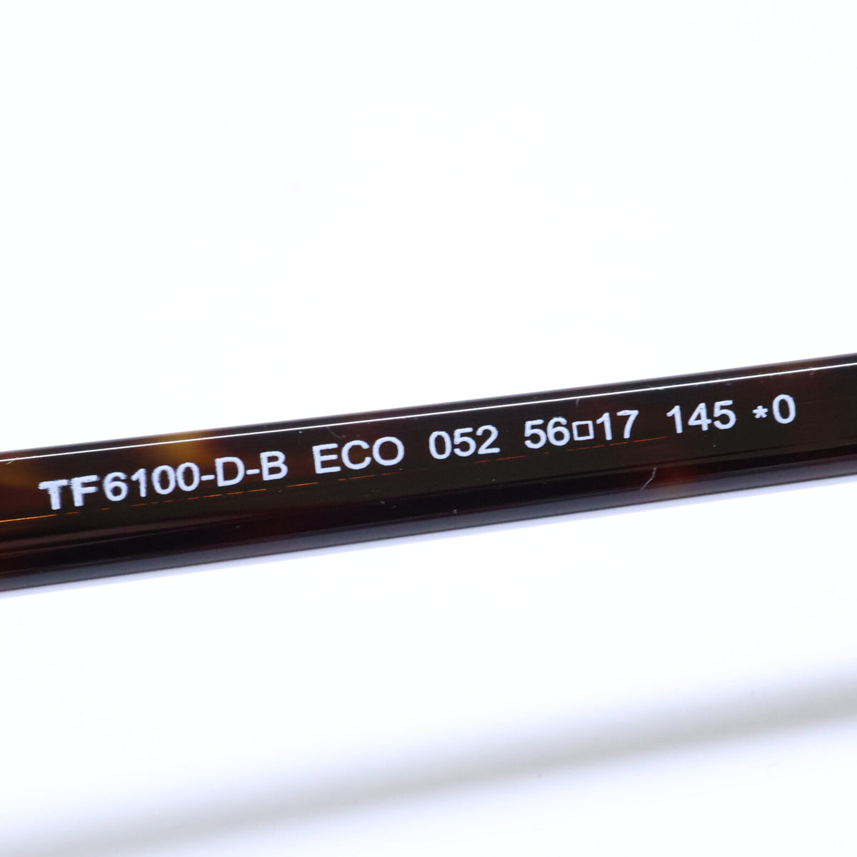 TOM FORD トムフォード 【新品未使用】TF6100-D-B ECO 052 ブルーライトカットレンズ スクエアシェイプ アイウェア 眼鏡